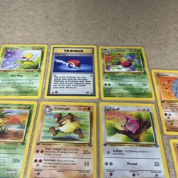 1st Edition Fossil Pokemon Lot 17 Cards Vintage Nm/lp+ No Duplicates - Image 5