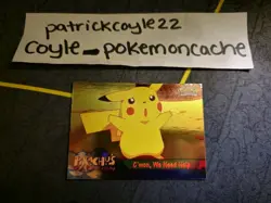 C'mon, We Need Help #53 Holo Pokemon Topps The First Movie Card (Blue Label) LP - Image 2