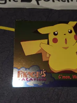 C'mon, We Need Help #53 Holo Pokemon Topps The First Movie Card (Blue Label) LP - Image 3