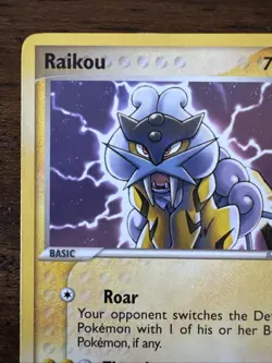 Pokemon TCG Raikou Holo Rare Card 3/17 Pop Series 2 LP/MP - Image 2
