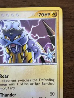Pokemon TCG Raikou Holo Rare Card 3/17 Pop Series 2 LP/MP - Image 3