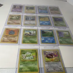 Pokemon TCG 1999 Base Set Wizards 14 Card Lot Bulbasaur Eevee Butterfree NM - Image 1