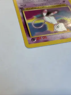 Vintage Pokemon Mew Promo Card #8 – Wizards Black Star Promo – 1999 Lp - Image 4