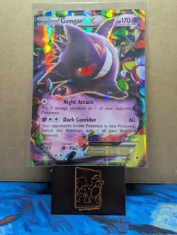 JUMBO Gengar EX 34/119 Phantom Forces 2014 Black Star Promo Card - Image 1