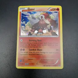 ~ Pokemon TCG ~ Entei 14/98 ~ Rare Cosmos Holo Card ~ Ancient Origins ~ LP/NM ~ - Image 2