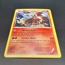 ~ Pokemon TCG ~ Entei 14/98 ~ Rare Cosmos Holo Card ~ Ancient Origins ~ LP/NM ~ - Image 3