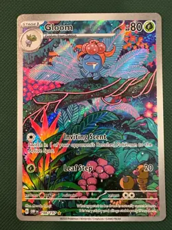 Pokemon TCG Gloom Sv03: Obsidian Flames Holo Illustration Rare Card 198/197 - Image 1