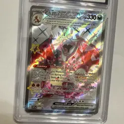 Pokemon TCG Charizard EX Scarlet & Violet Holo Promo Card 074 CGC 10 - Image 3