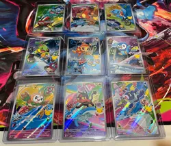 Pokemon First Partner Illustration Collection Complete 9 Card Promo Set M/NM - Image 1