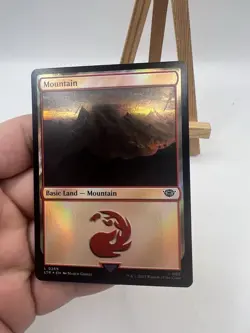 MTG Mountain (FOIL) 0269 Lord of the Rings Magic The Gathering LP - Image 3