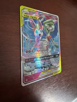 Gardevoir & Sylveon GX Tag Team 130/214 Holo Pokemon Card – VG - NM See Photos - Image 2