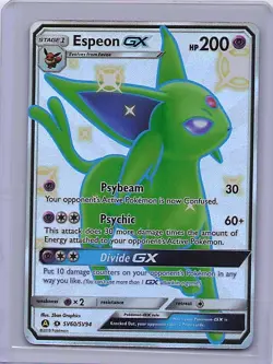 Espeon GX SV60/SV94 Shiny GX Rare Hidden Fates Shiny Vault Pokemon Near Mint - Image 1