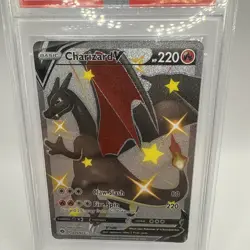 2020 Pokemon SWSH Champion's Path Secret #079 FA Charizard V PSA 10 GEM MINT - Image 2