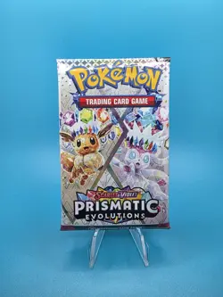 Pokemon Prismatic Evolutions Booster Pack - Random Art - SEALED - Image 1