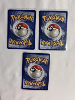 Pokemon Fossil Kabuto 50/62 x3 Lot WOTC Vintage Near Mint LP - Image 2