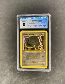 2002 NM/Mint Shining Steelix CGC 8 Neo Destiny-Unlimited - 112/105 Pokemon - Image 1