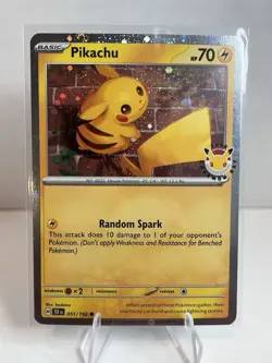 Pikachu Pokemon Day 2026 051/162 30th Anniversary Stamped Promo - Image 1