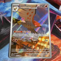 Talonflame 091/088 Illustration Rare Pokemon Perfect Order NM - Image 1