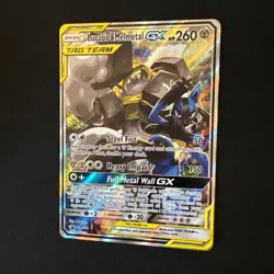 Pokemon TCG Lucario And Melmetal GX Tag Team Promo SM192 Metal Element Holofoil - Image 1
