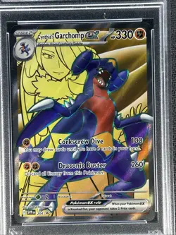 2025 Pokemon SV Black Star Promos ** Cynthia's Garchomp ex ** #204💎 PSA 10💎 - Image 2
