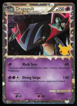2021 SWORD & SHIELD PROMO 25TH ANNIVERSARY DRAGAPULT MP- PROMO #132 - Image 1