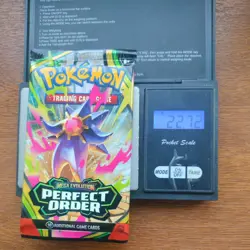 Pokemon Tcg Mega Evolution Perfect Order Heavy 22.72g Booster Pack New Sealed - Image 1