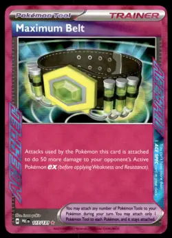 Maximum Belt 117/131 Holo ACE SPEC Rare SV: Prismatic Evolutions Pokemon Holo LP - Image 1