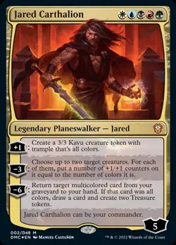 MTG Jared Carthalion [Dominaria United Commander] Foil Near Mint Magic - Image 1