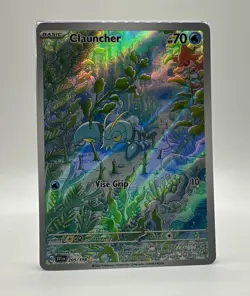 Pokemon Clauncher Scarlet Violet Base 205/198 Holo Illustration Rare Near Mint - Image 1