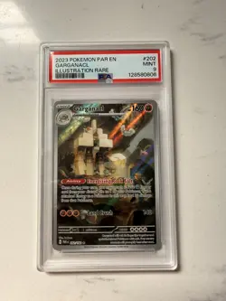 Pokemon 2023 SV04 Paradox Rift Garganacl Illustration Rare Holo PSA 9 202/182 - Image 1