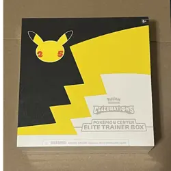 Pokemon Celebrations Elite Trainer Box Pokemon Center Collectors Edition Booster - Image 1