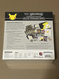 Pokemon Celebrations Elite Trainer Box Pokemon Center Collectors Edition Booster - Image 4