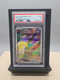 Psa 5 2023 Pokemon S&V Fidough Illustration Rare 213/198 - Image 1