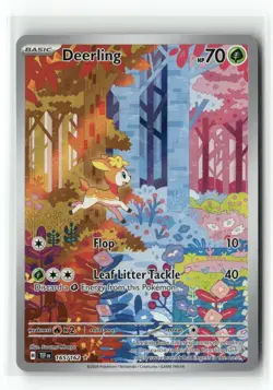 Deerling 165/162 Illustration Rare Temporal Forces Pokemon Holo Near Mint - Image 1