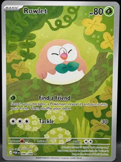 Rowlet 090/088 Me03: Perfect Order Holo Illustration Rare Pokemon TCG - Image 1