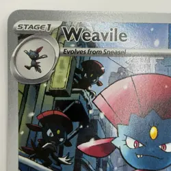 Weavile 228/217 Pokemon ME: Ascended Heroes Illustration Rare Holo 2026 NM - Image 3