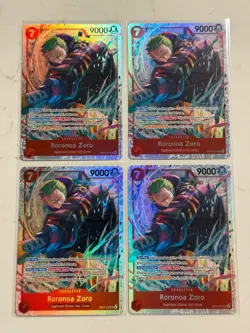 Roronoa Zoro Eb04-007 Sr English Set Of 4 Near Mint Op15 (Play Set Of 4) - Image 1