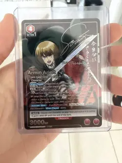 Armin Arlelt UE10BT/AOT-1-077 SR** Attack On Titan Union Arena - Image 1