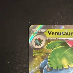 Venusaur ex (Stellar Crown Stamp) - 001/142 - Pokemon TCG - NM - HOLO - Image 4