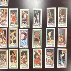 Topps 1979-80 NBA 39 Card Lot Magic Johnson Larry Bird Kareem Abdul-Jabbar - Image 3