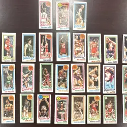 Topps 1979-80 NBA 39 Card Lot Magic Johnson Larry Bird Kareem Abdul-Jabbar - Image 4