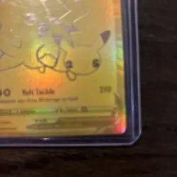 Pokemon TCG Gold Pikachu V 25th Anniversary PROMO SWSH145 Celebrations NM - Image 2