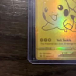 Pokemon TCG Gold Pikachu V 25th Anniversary PROMO SWSH145 Celebrations NM - Image 3