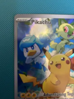 Pokemon Pikachu TCG SVP027 Promo Card Paldea Evolved - Image 4