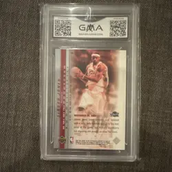 2003 Upper Deck LeBron James Phenomenal Beginning Rookie #16 GMA Gem Mint 10 - Image 2