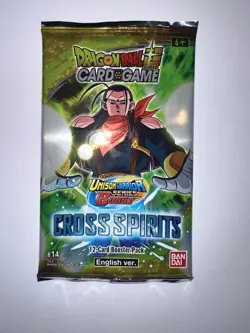 DRAGONBALL SUPER X4 BOOSTER SEALED CARD GAME CROSS SPIRITS CON 12 CARDS - Image 4