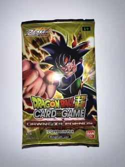 DRAGONBALL SUPER X4 BOOSTER SEALED CARD GAME DAWN OF THE Z-LEGENDS CON 12 CARDS - Image 4