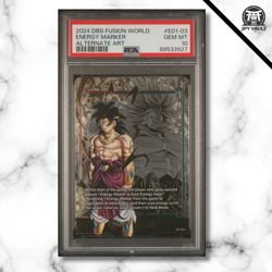 Dragon Ball Fusion World Card English - Energy Marker Broly #03 - PSA 10 - Image 1