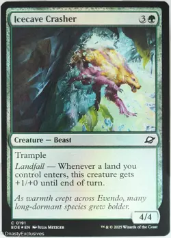 MTG: Edge of Eternities - Icecave Crasher - Foil - Image 1