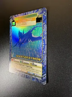 Digimon Mantaraymon BO-195S Card 2001 Digi-Battle Series 4 Bandai Holo Nm/M - Image 4